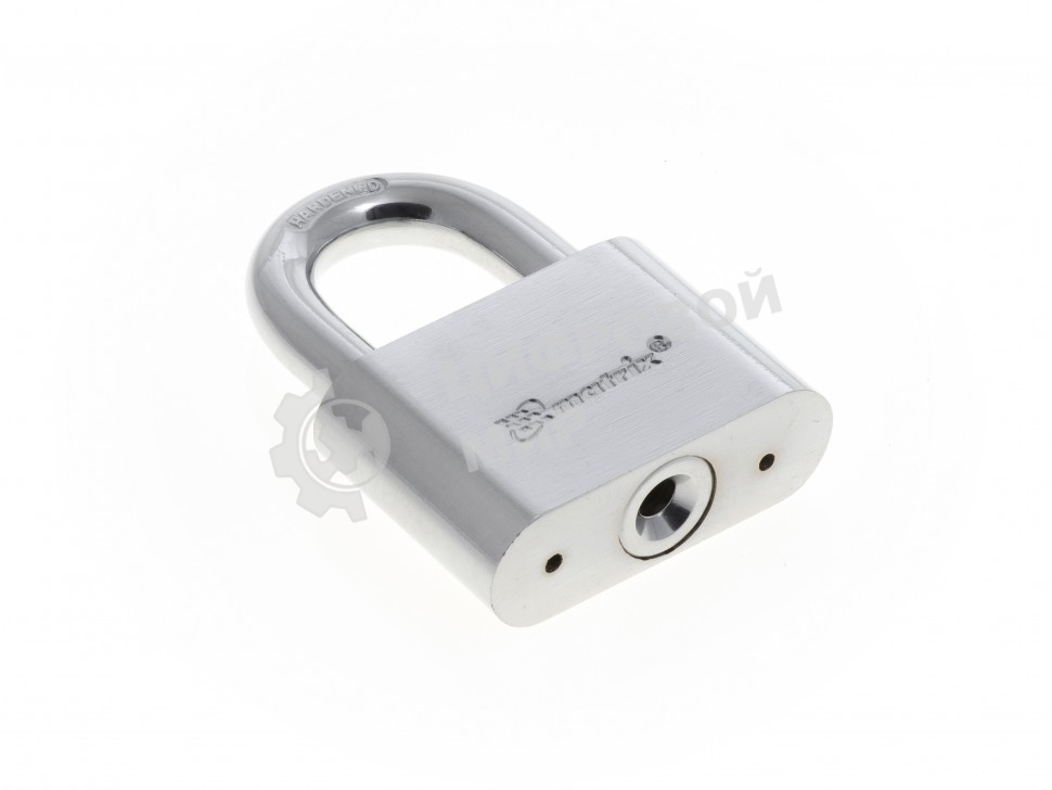 Замок навесной Matrix, хромированное покрытие 60 мм