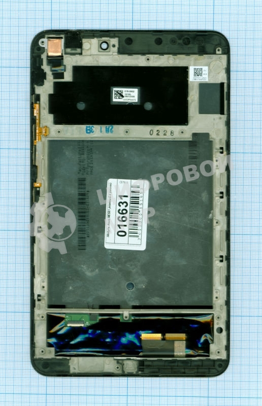 Модуль (матрица + тачскрин) для Asus MeMO Pad 8 ME581 розовый с рамкой