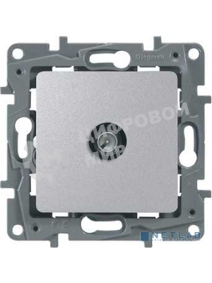 Розетка телевизионная TV - оконечная - 5 дБ - 5-862 мГц - Etika - алюминий