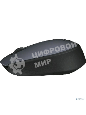 Мышь беспроводная Logitech M170 черный/темно-серый, 1000 dpi, радиоканал, USB, кнопки - 3