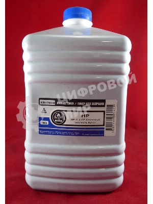 Тонер HP Color Universal Black химический (LJ 1600/2600/3600/3800/4600/4650/4700/5500, CP1210/1510/1025/2025/3505/3525/4525/5225/6015/680, M553 Canon LBP2510/5000/5050/5100) (кан. 1кг) BW Premium фас. Россия