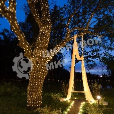 Гирлянда Neon-night LED Клип-лайт 12 V, прозрачный ПВХ, 150 мм, цвет диодов теплый белый