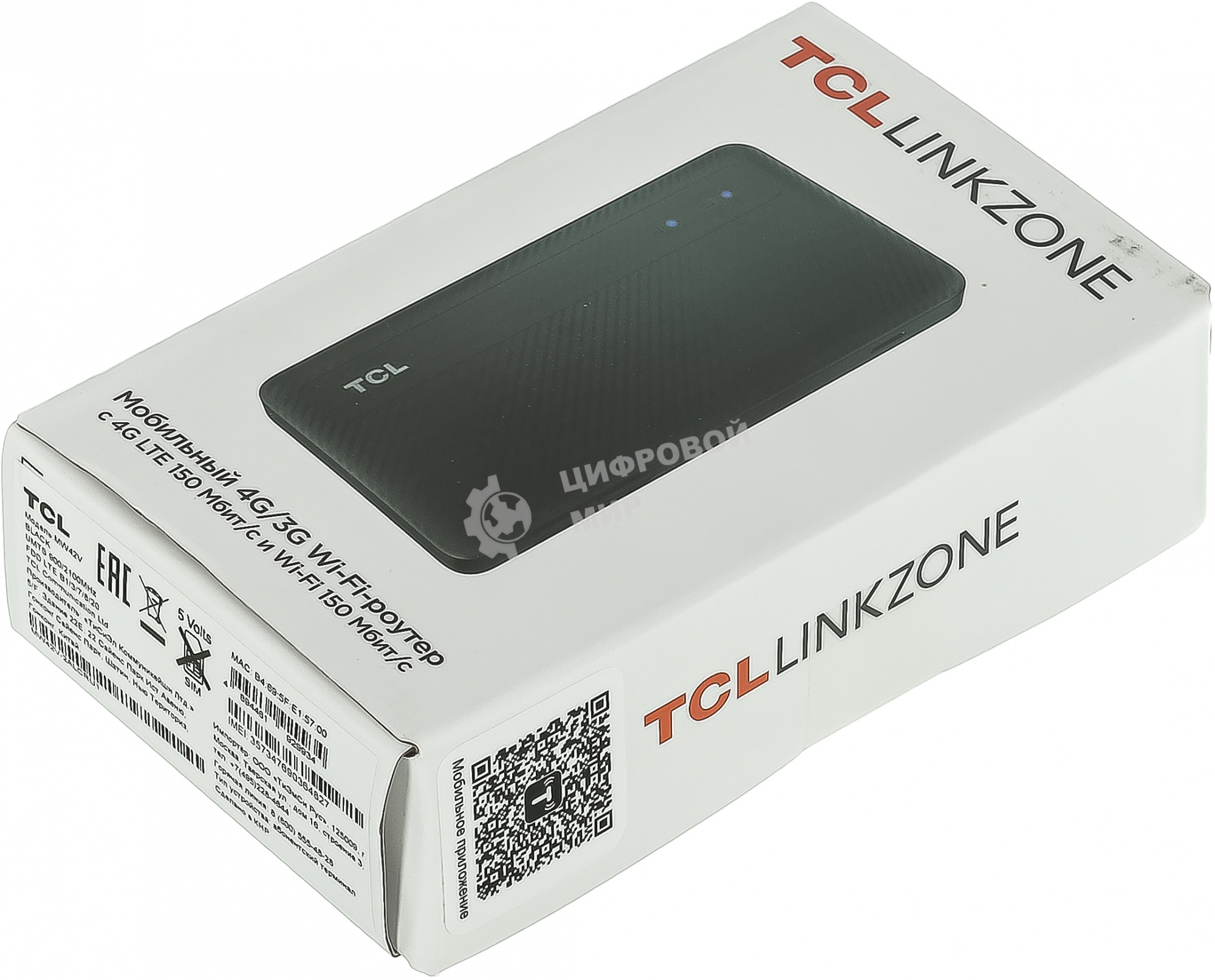 Роутер 4G TCL MW42V Black
