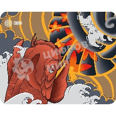 Коврик для мыши Cactus CS-MP-PRO04XL Fish 400x300x3мм