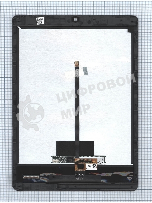 Модуль (матрица + тачскрин) для Asus Chromebook Tablet CT100PA черный с рамкой