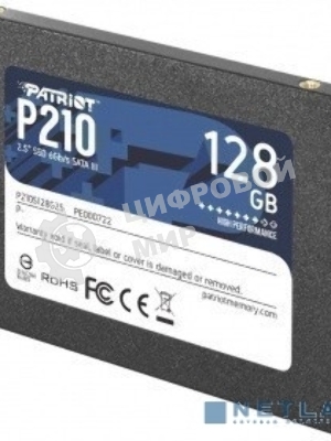 Накопитель SSD Patriot P210, 128Gb, SATA III, 2.5