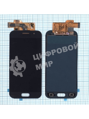 Дисплей для Samsung Galaxy A3 (2017) SM-A320F в сборе с тачскрином (TFT), черный