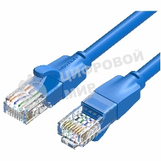 Патч-корд Vention прямой UTP cat.6, RJ45 - 2м. синий