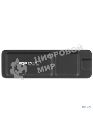 Внешний SSD 512Gb Silicon Power PX10, External, USB TypeC 3.2, черный, read/write 1050/1050 Mb/s