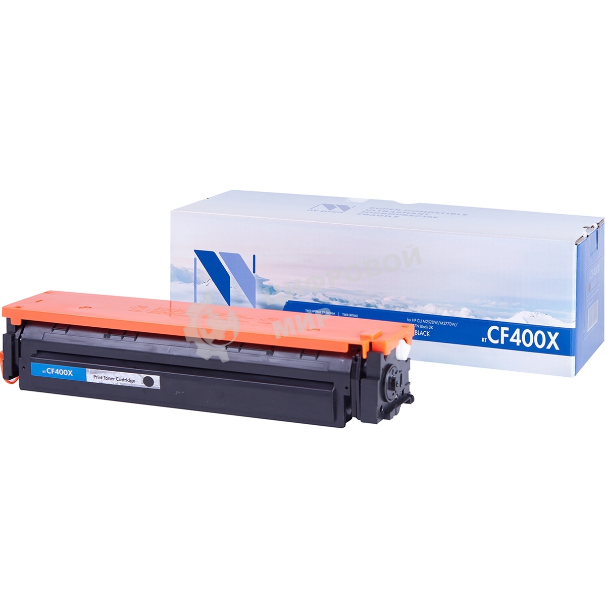 Картридж лазерный NVPrint совместимый HP CF400X черный для CLJ Color M252, MFP M277 (2800k)