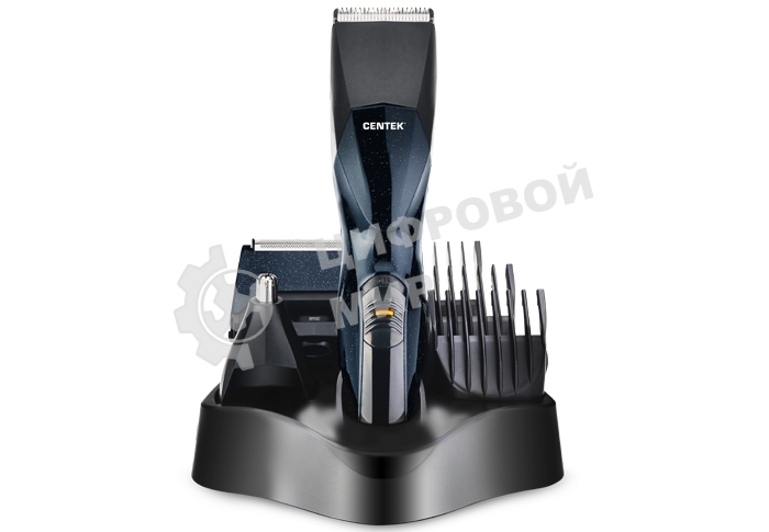 Машинка для стрижки Centek CT-2131 черный Набор для стрижки Centek CT-2131 (черн) 3 В1 + СТРИЖКА + БРИТВА + ТРИММЕР ДЛЯ НОСА