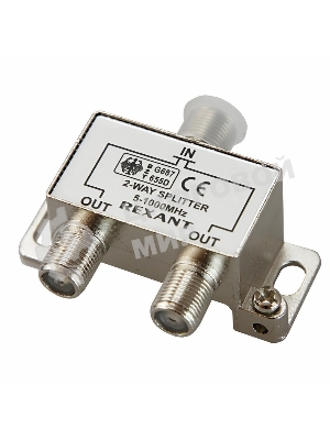 Делитель антенный F-типа Rexant на 2 TV, 5-1000 МГц