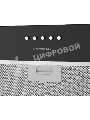 Вытяжка встраиваемая Maunfeld Crosby Singl 60 черный, 60 см, 850 куб. м/ч, 48 дБ