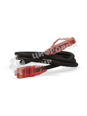 Патч-корд Hyperline PC-LPM-UTP-RJ45-RJ45-C5e-2M-LSZH-BK U/­UTP, Cat.5е, LSZH, 2 м, черный