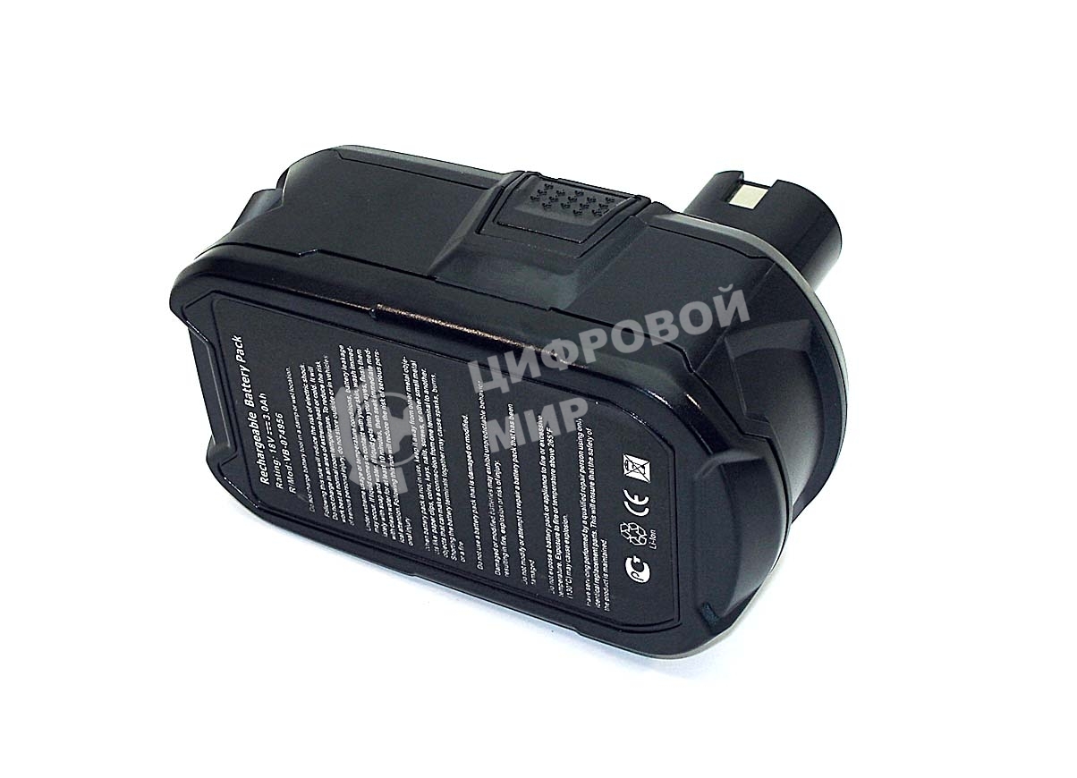 Аккумулятор для RYOBI (p/n: P104, P103, RB18L30) 3Ah 18V Li-Ion