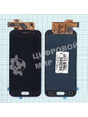 Дисплей для Samsung Galaxy A3 (2017) SM-A320F в сборе с тачскрином (TFT), черный