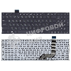 Клавиатура для ноутбука Asus X542 A542 K542 черная без рамки