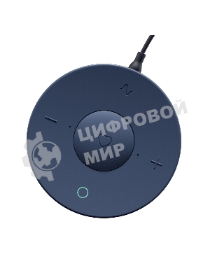 Умная колонка SBER Boom Mini 2, 5Вт, компактная, 1 динамик, GigaChat, Magnetic Sound, Мультирум, Детектор шума, Wi-Fi, Bluetooth 5.0, Салют, синий