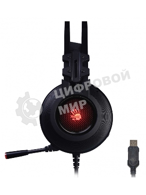 Гарнитура Bloody G525 чёрный, проводная, подсветка