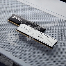 Оперативная память Kingston Fury Beast, DDR5, 16Gb (1x16GB), 5200MHz, CL40, DIMM, с радиатором, белый