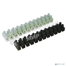 Клемник Полипропилен белый, 2р, 85 град., 450V, 32А, 4 мм.кв. (р)