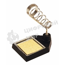 Подставка под паяльник Rexant, чугун, ниша квадратная, губка