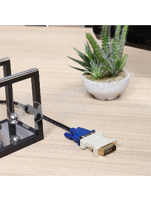 Переходник Rexant шт.DVI - гн.VGA GOLD