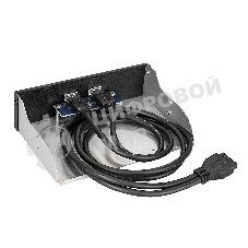 Планка USB на переднюю панель ExeGate EX289289RUS U5H-615, 5,25