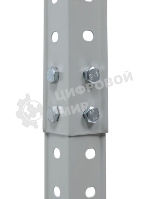 Стеллаж Практик ES пол.:4 разборная 1450x750x300мм серый