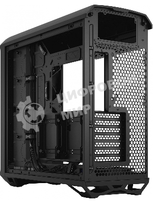 Компьютерный корпус Fractal Design Torrent Black TG Light Tint/E-ATX, TG, 2x3.5, 4x2.5, 7xPCI, 1xUSB-C, 2xUSB3.0/2x180mm, 3x140mm fans inc./FD-C-TOR1A-01