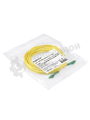 Патч-корд волоконно-оптический ExeGate FC-D-9-LC/APC-LC/APC-10M-LSZH (Шнур ВО SM 9/125 (OS2/G.652.D), LC/APC-LC/APC, Duplex, LSZH, 10м)