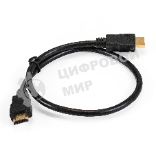 Кабель HDMI ExeGate EX-CC-HDMI-0.5 (19M/19M, 0,5м, v1.4b, позолоченные контакты)