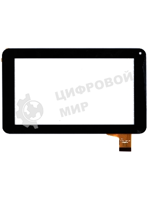 Сенсорное стекло (тачскрин) для DNS E76, черное