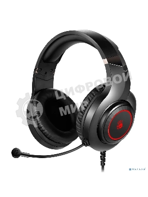 Гарнитура Bloody G220 чёрный, проводная, подсветка