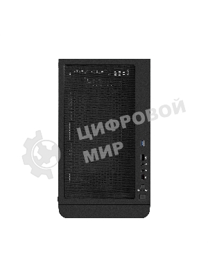 Компьютерный корпус Miditower ExeGate EVO-9202 (ATX, без БП, с окном, 1*USB+1*USB 3.0, аудио, 3 вент. 12см с RGb подсветкой)