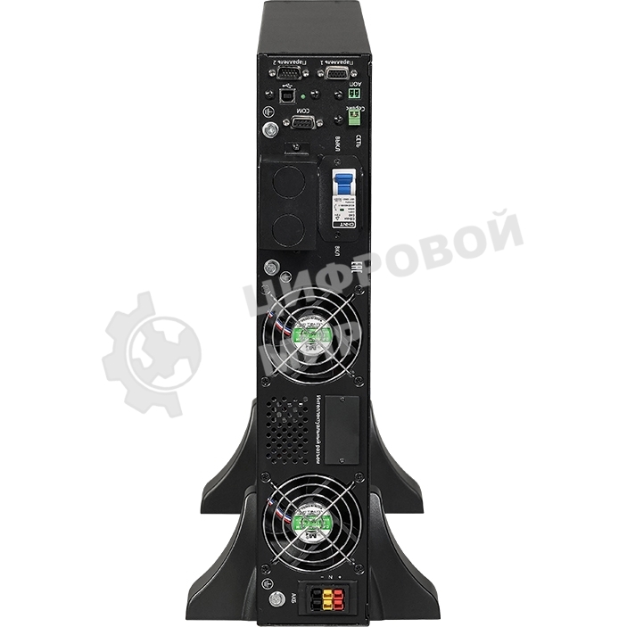 Источник бесперебойного питания Парус электро СИПБ10КД.10-11/2U, онлайн, напольно-стоечный, 10КВА, 10КВт, клеммный терминал L+N+PE, RS232, USB, минислот для карт управления, EPO, без АКБ, настраиваемое напряжение на шине постоянного тока ±96 В, ±108 В, ±120 В, ток заряда до 10А, ШГВ 440х625х86,5мм., вес 15.5кг.