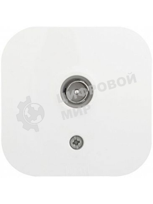 Розетка телевизионная Quteo TV БЕЛ Quteo Розетка TV БЕЛ