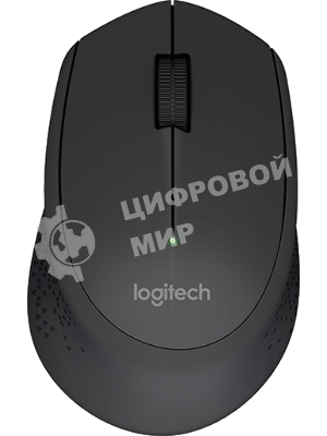 Мышь беспроводная Logitech M280 черный, 1000 dpi, радиоканал, USB, кнопки - 3