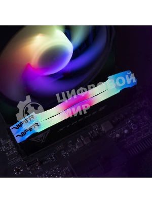 Оперативная память Patriot Viper Xtreme 5, DDR5, 48GB (2x24GB), 7600MHz, CL36, DIMM, с радиаторами, RGB, черный