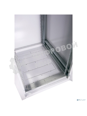 Шкаф телекоммуникационный напольный ЭКОНОМ 42U (600 × 600) дверь стекло, дверь металл