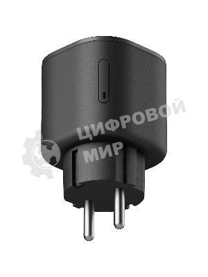 Умная розетка Yandex Matter EUBT Wi-Fi черный (YNDX-00540BLK)