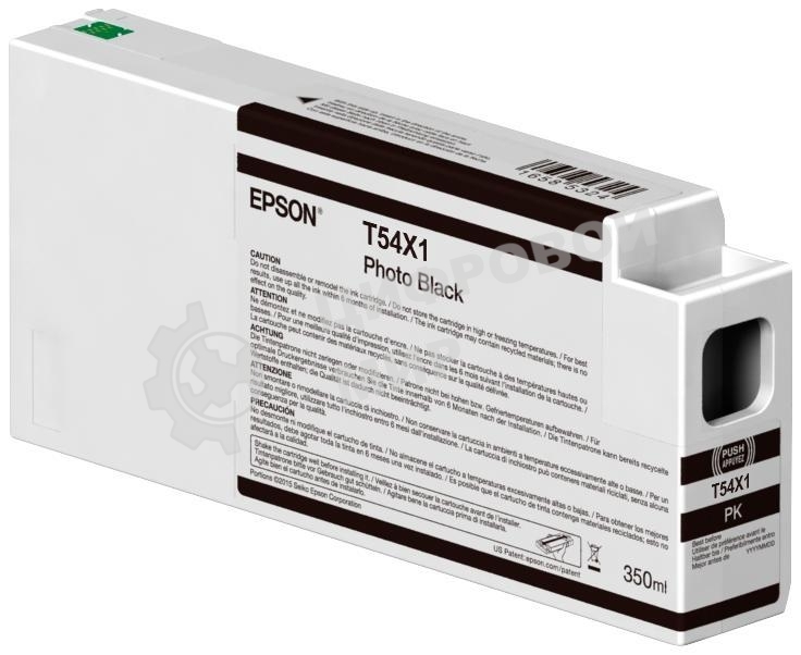 Картридж струйный Epson C13T54X100 фото черный (350 мл.) для Epson SureColor SC-P6000/SC-P7000/SC-P8000/SC-P9000