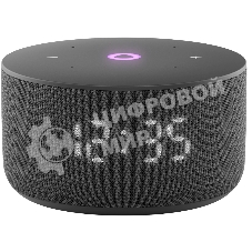 Умная колонка Яндекс Станция Мини 3, 12Вт, компактная, 1 динамик, часы, управление умным домом, Wi-Fi, Bluetooth 5.0, Алиса, черный
