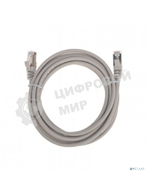 Патч-корд F/UTP Rexant cat.5e, RJ45-RJ45, 26AWG, ZH нг(А)-HF, серый, 3 м