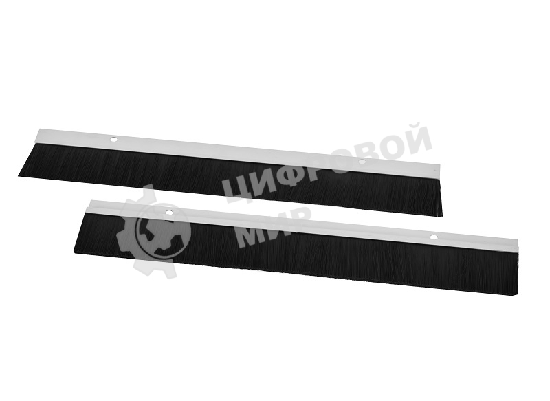 Комплект щеточного ввода в шкаф, универсальный, черный