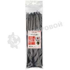 Хомут-стяжкa нейлоновая с тройным замком Rexant 350x4,8 мм, черная, упаковка 100 шт.