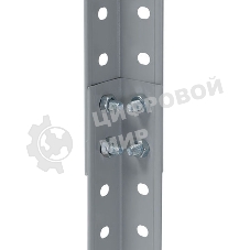 Стеллаж Практик ES пол.:4 разборная 1450x750x300мм серый