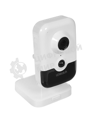 Видеокамера IP Hikvision HiWatch DS-I214(B) 4-4мм цветная корп.:белый/черный