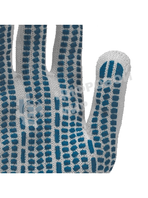 Перчатки трикотажные, с ПВХ Протектор, 32 г, 10 класс, 10 пар/уп