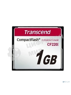 Промышленная карта памяти Transcend CompactFlash 1GB Transcend 220I, SLC, темп. режим от -40? до +85?